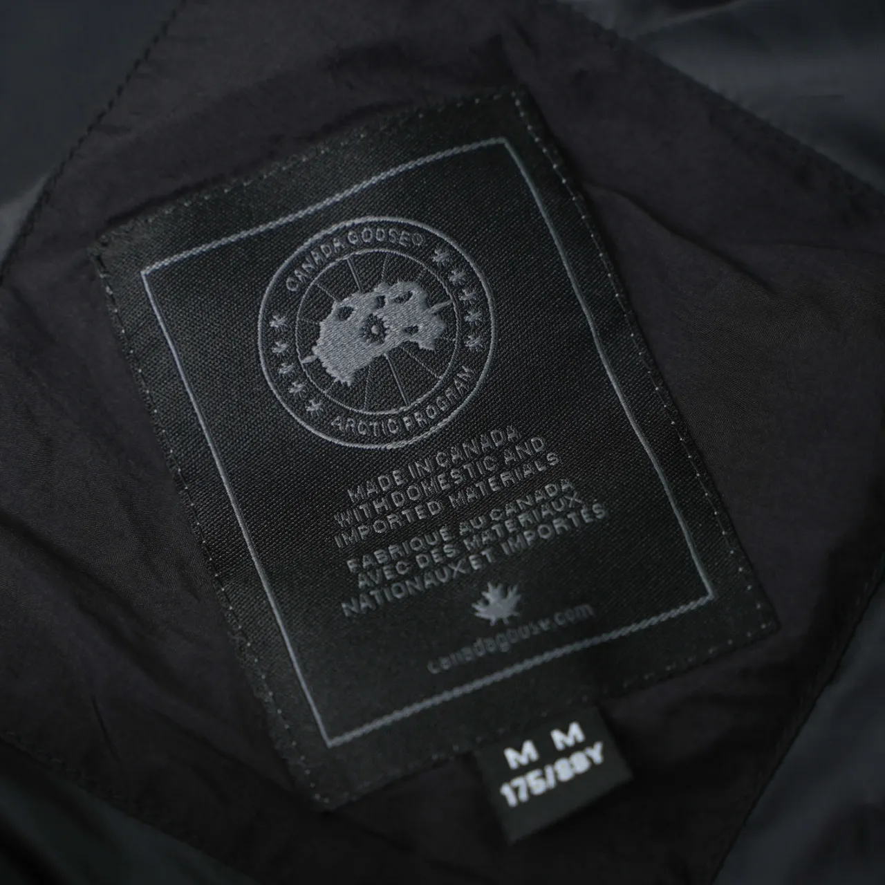P560 CANADA GOOSE丨Canada Goose 2804 chest label soft cloth stand collar down vest Color: black black label Size: XS-XXL